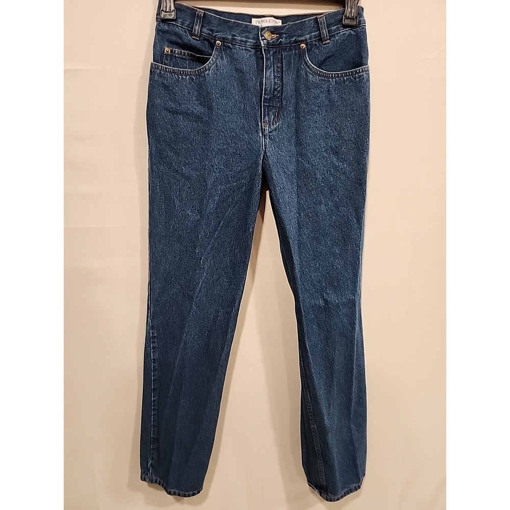 Pendleton Jeans Womens Size 6 Blue Denim,‎ 5 Pocket, 30" Inseam Straight Leg